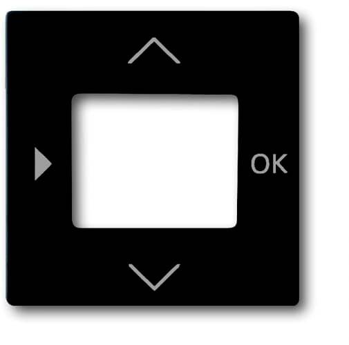 Busch-Jaeger Abdeckung Jalousie-Schalter, Jalousie-Schalter/-Taster Future Linear Tiefschwarz (RAL 9005), Schwarz 2CKA006430A0389