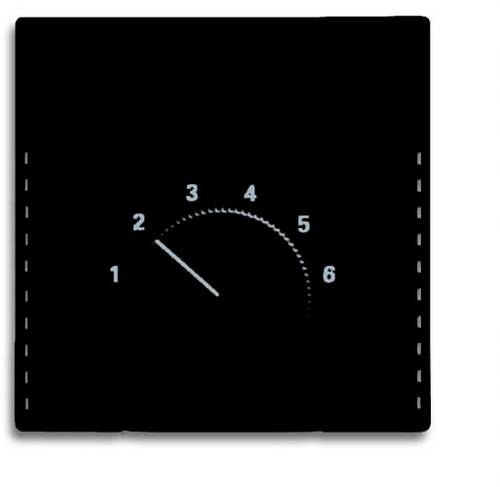 Busch-Jaeger Abdeckung Temperaturregler Future Linear Schwarz-Grau, Anthrazit 2CKA001710A3629