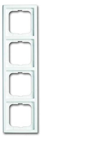 Busch-Jaeger 4fach Rahmen Rahmen Verkehrsweiß, Weiß 2CKA001754A4176 1 St.