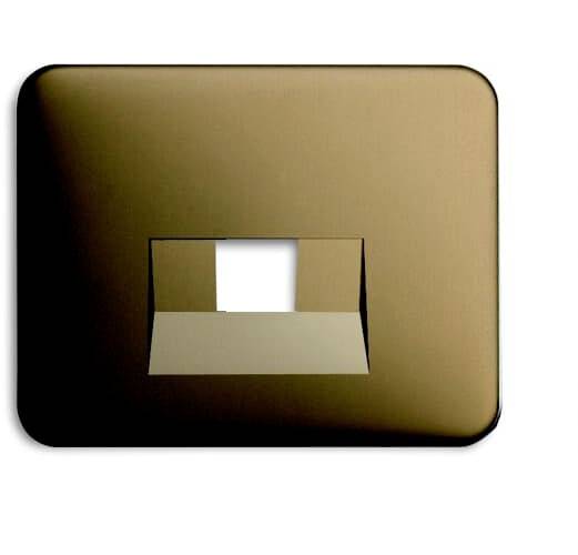 Busch-Jaeger Abdeckung UAE-/IAE-/ISDN-Steckdose Bronze 2CKA001753A8428 1St.