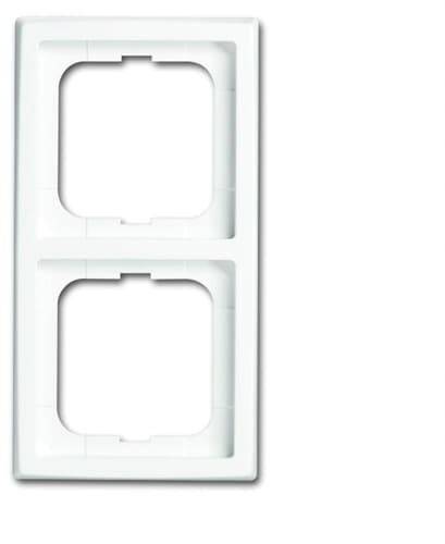 Busch-Jaeger 2fach Rahmen Rahmen Weiß, Verkehrsweiß 2CKA001754A4174 1St.