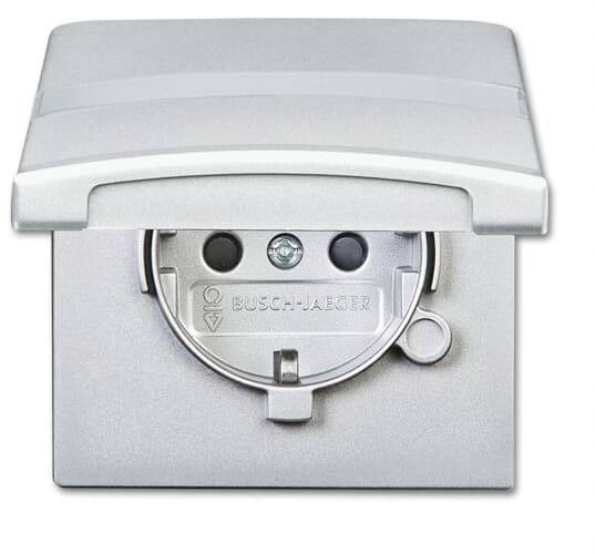 ABB 2CKA002064A0300 Geräteeinsatz IP44 Weißaluminium (RAL 9006), Aluminium