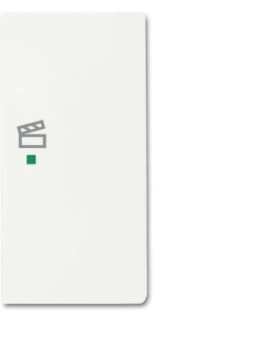 Busch-Jaeger 2fach Abdeckung Symbolwippe "Szene" free@home Weiß, Verkehrsweiß 2CKA006220A0493 1St.