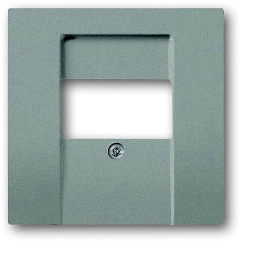 Busch-Jaeger Abdeckung TAE-Steckdose Solo Grau 2CKA001710A3854 1St.