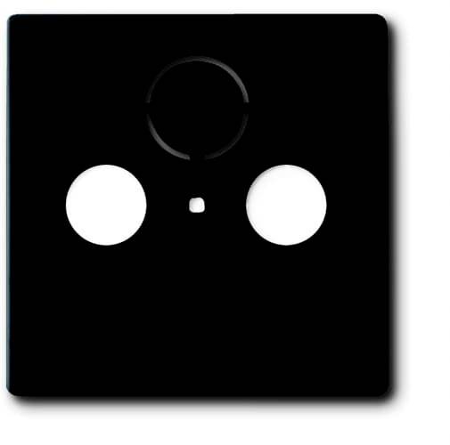 Busch-Jaeger Abdeckung SAT-Steckdose Tiefschwarz (RAL 9005), Schwarz 2CKA001724A4298 1St.