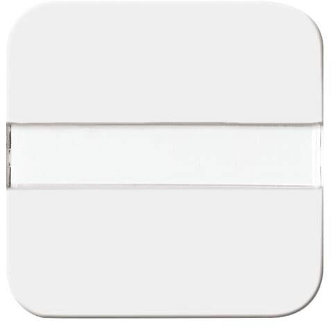 Busch-Jaeger Abdeckung Ausschalter, Wechselschalter, Kreuzschalter, Taster Weiß, Reinweiß (RAL 9010) 2CKA001731A0520 1St.