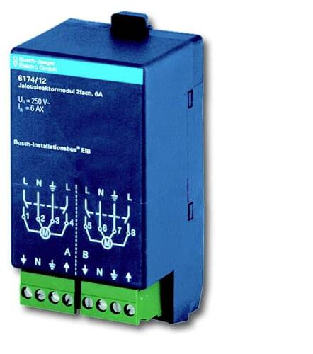 Busch-Jaeger 2fach Einsatz Jalousie-Aktor 2CKA006151A0191
