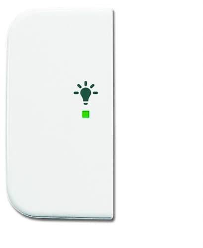 Busch-Jaeger 2fach Abdeckung Symbolwippe "Licht" Reflex SI Reinweiß (RAL 9010), Weiß 2CKA006220A0090 1St.