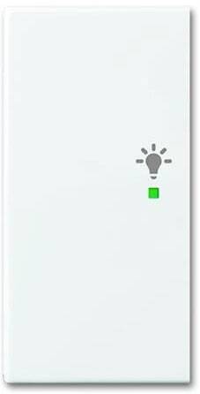 Busch-Jaeger 2fach Abdeckung Symbolwippe "Licht" Busch-balance SI Weiß, Reinweiß (RAL 9010) 2CKA006220A0361 1St.