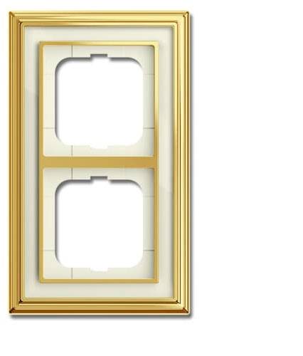 Busch-Jaeger 2fach Rahmen Rahmen Gold 2CKA001754A4634 1St.