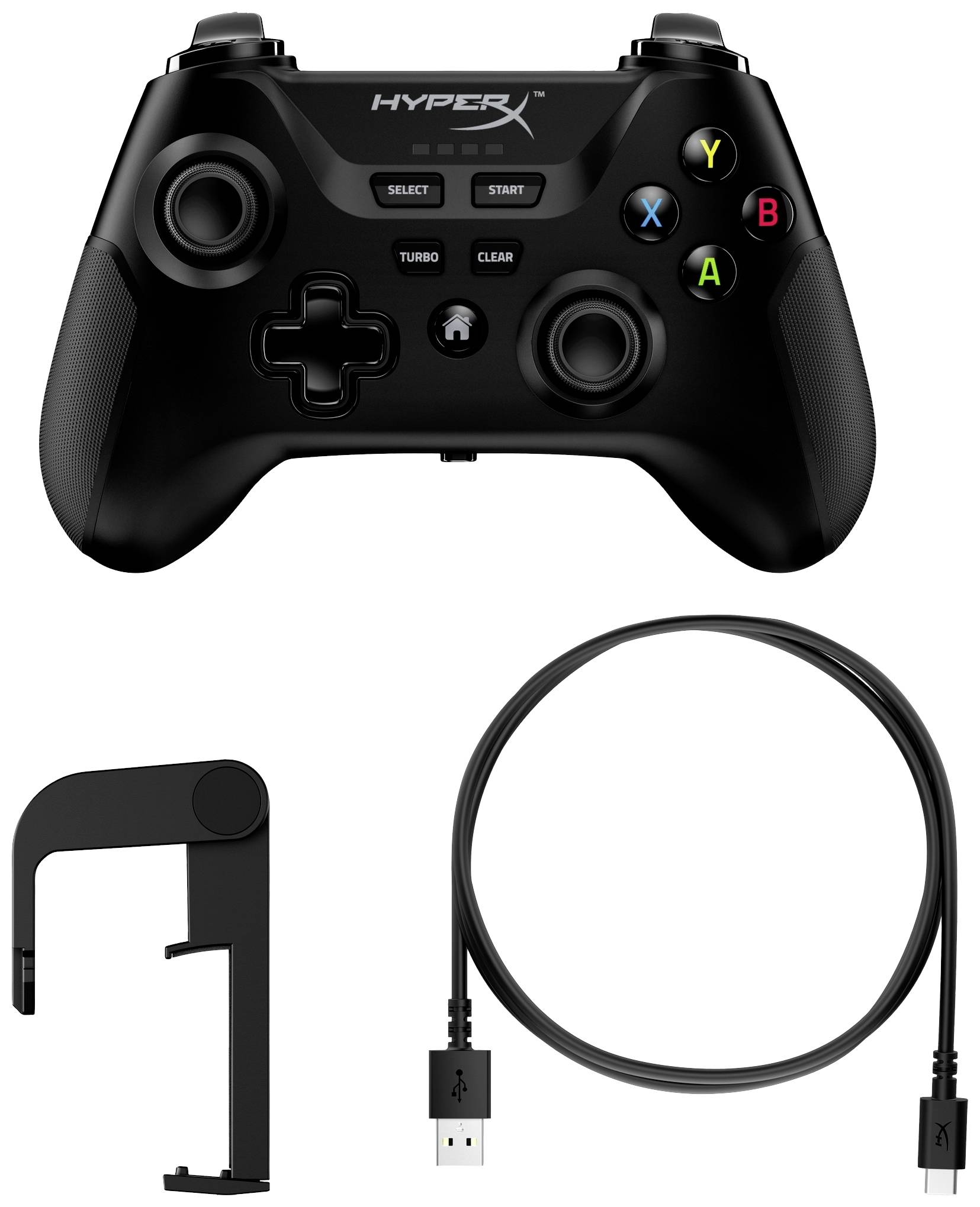 HyperX Clutch Wireless Gamepad PC Schwarz