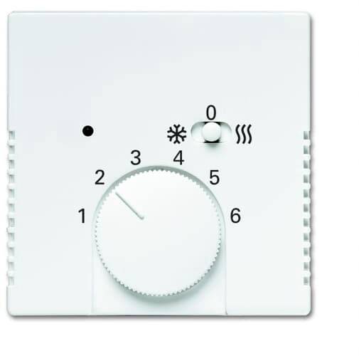 Busch-Jaeger Abdeckung Temperaturregler Future Linear Verkehrsweiß, Weiß 2CKA001710A4049 1St.