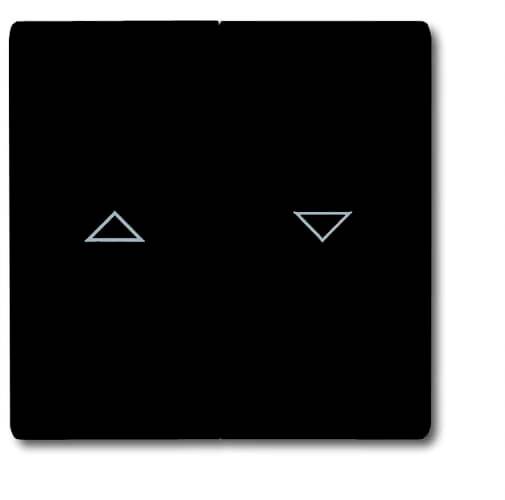 Busch-Jaeger Abdeckung Jalousie-Schalter Allwetter 44 (IP44) Schwarz-Grau, Anthrazit 2CKA001731A1726 1 St.