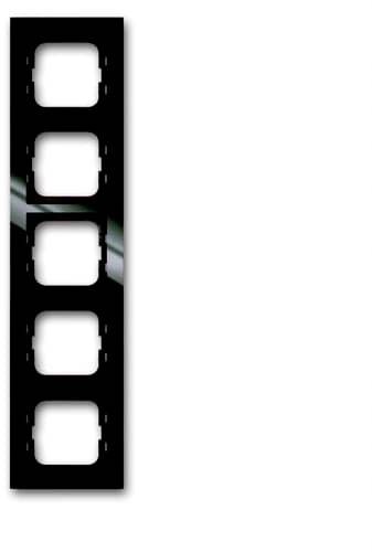 Busch-Jaeger 5fach Rahmen Rahmen Schwarz 2CKA001754A4470 1 St.
