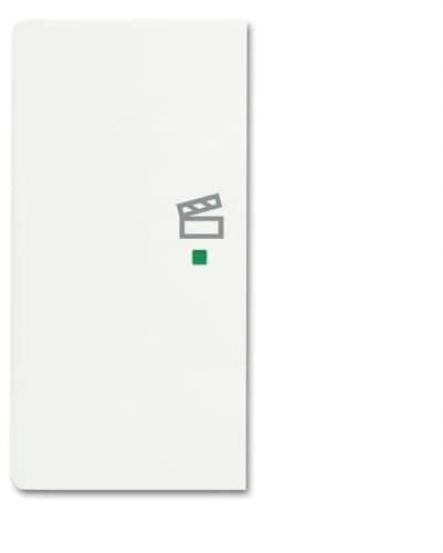 Busch-Jaeger 2fach Abdeckung Symbolwippe "Szene" free@home Weiß, Verkehrsweiß 2CKA006220A0489 1St.