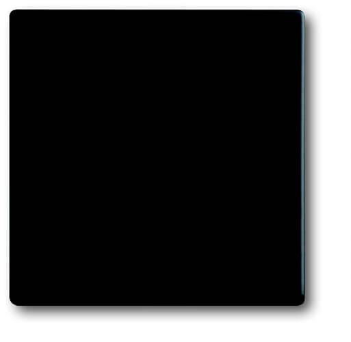Ein schwarzes Quadrat mit einem subtilen Glanz.