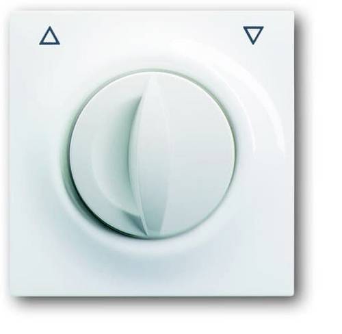 Busch-Jaeger Abdeckung Jalousie-Schalter, Jalousie-Schalter/-Taster Impuls Reinweiß (RAL 9010), Wei