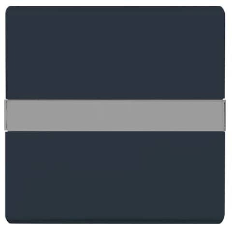 Busch-Jaeger Abdeckung Ausschalter, Wechselschalter, Kreuzschalter, Taster Allwetter 44 (IP44) Schwarz-Grau, Anthrazit 2CKA001731A1718 1 St.