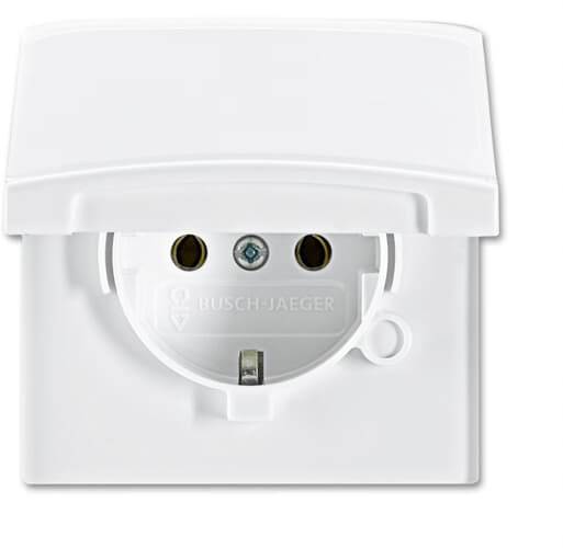 ABB 2CKA002064A0289 Geräteeinsatz IP44 Reinweiß (RAL 9010), Weiß