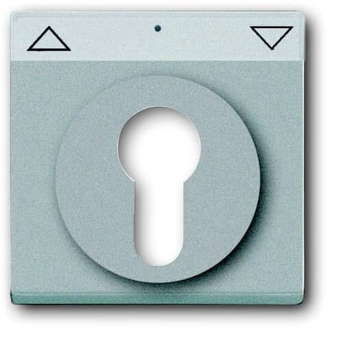 Busch-Jaeger Abdeckung Schlüsselschalter, Schlüsseltaster Future Linear Weißaluminium (RAL 9006), Aluminium 2CKA001710A3662 1St.