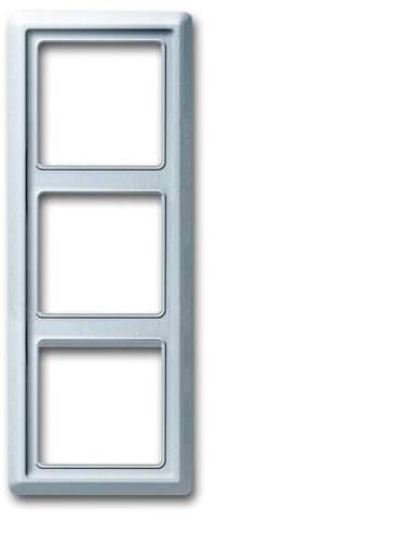 Busch-Jaeger 3fach Rahmen Rahmen Allwetter 44 (IP44) Aluminium, Weißaluminium (RAL 9006) 2CKA001730A0280 1 St.