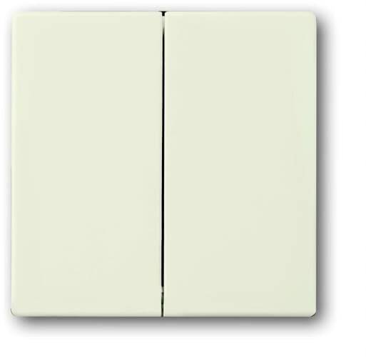 Busch-Jaeger Abdeckung Serientaster Perlweiß, Creme-Weiß 2CKA001751A2744 1 St.