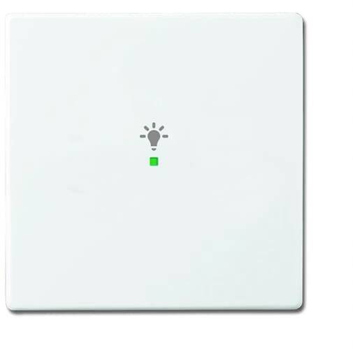 Busch-Jaeger 1fach Abdeckung Symbolwippe "Licht" free@home Verkehrsweiß, Weiß 2CKA006220A0037 1 St.