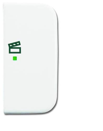 Busch-Jaeger 2fach Abdeckung Symbolwippe "Szene" free@home Reinweiß (RAL 9010), Weiß 2CKA006220A0102 1St.