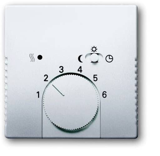 Busch-Jaeger Abdeckung Temperaturregler Pur Edelstahl Edelstahl 2CKA001710A3756 1St.