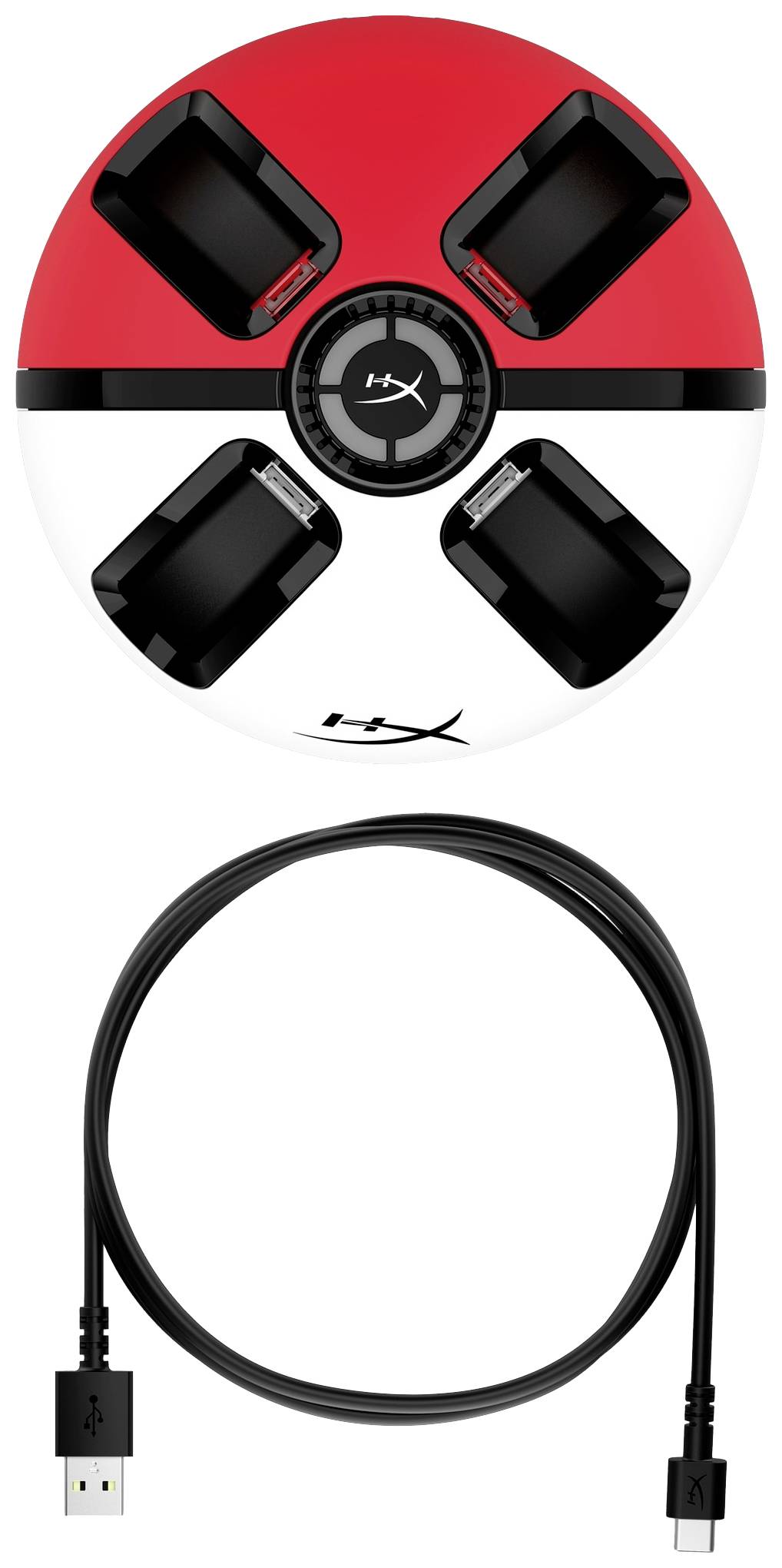 HyperX ChargePlay Quad 2 Nintendo Switch Controller-Ladestation Nintendo Switch