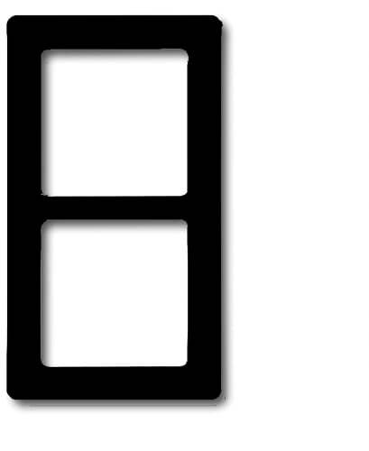 Busch-Jaeger 2fach Rahmen Rahmen Allwetter 44 (IP44) Anthrazit, Schwarz-Grau 2CKA001730A0233 1St.