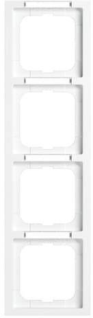 Busch-Jaeger 4fach Rahmen Rahmen Future Linear Verkehrsweiß, Weiß 2CKA001754A4367 1 St.