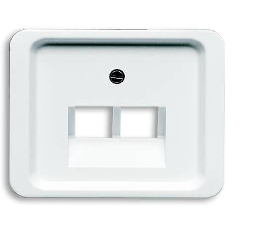 Busch-Jaeger Abdeckung UAE-/IAE-/ISDN-Steckdose Verkehrsweiß, Weiß 2CKA001710A2033 1St.