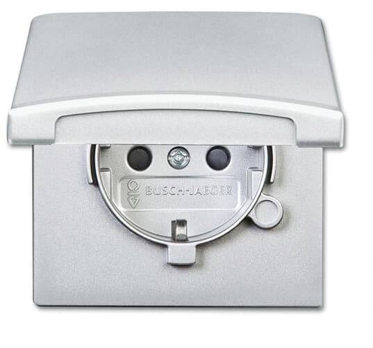 ABB 2CKA002064A0293 Geräteeinsatz IP44 Aluminium, Weißaluminium (RAL 9006)