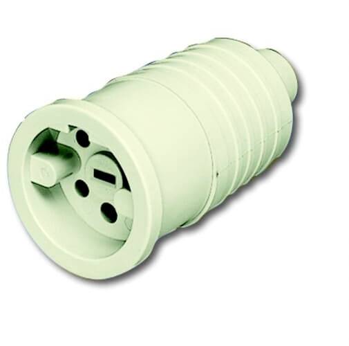 Busch-Jaeger 2CKA002595A0023 Schutzkontaktkupplung Perlweiß, Weiß IP20