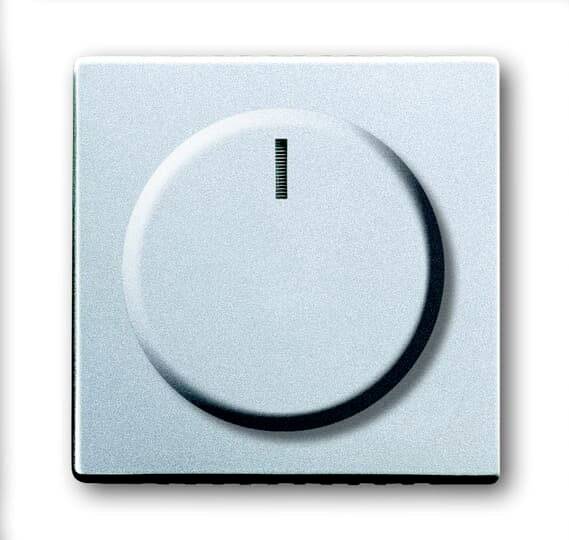 Busch-Jaeger Abdeckung Dimmer Future Linear Aluminium, Weißaluminium (RAL 9006) 2CKA006599A2952 1St.