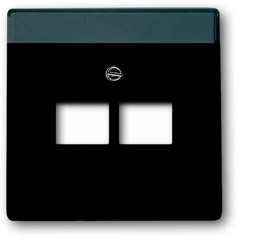 Busch-Jaeger Abdeckung UAE-/IAE-/ISDN-Steckdose Tiefschwarz (RAL 9005), Schwarz 2CKA001710A3911 1St.