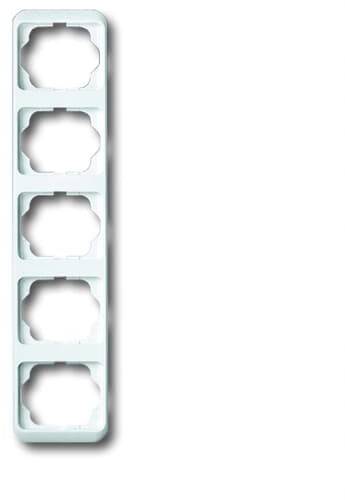 Busch-Jaeger 5fach Rahmen Rahmen Alpha exclusiv, Alpha Nea Verkehrsweiß, Weiß 2CKA001754A2833 1St.