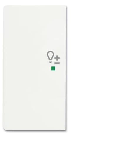 Busch-Jaeger 2fach Abdeckung free@home Verkehrsweiß, Weiß 2CKA006220A0490 1St.