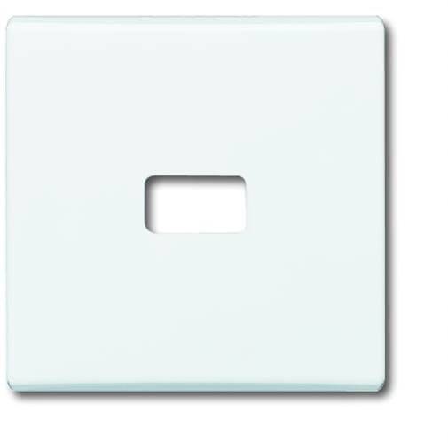 Busch-Jaeger Abdeckung Ausschalter, Wechselschalter, Kreuzschalter, Taster Allwetter 44 (IP44) Reinweiß (RAL 9010), Weiß