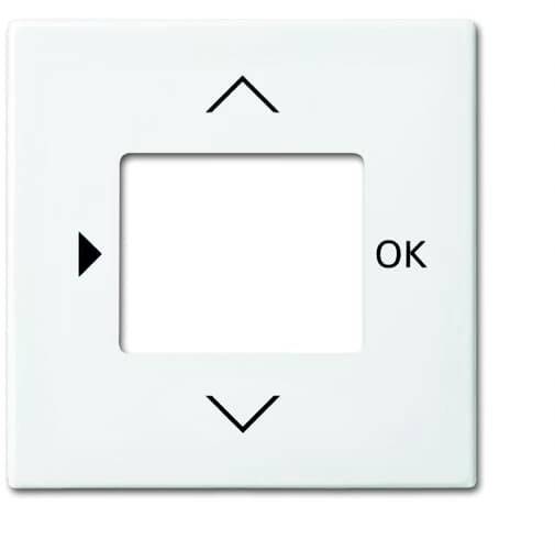 Busch-Jaeger Abdeckung Jalousie-Schalter, Jalousie-Schalter/-Taster Busch-balance SI Reinweiß (RAL 9010), Weiß 2CKA006430A0402