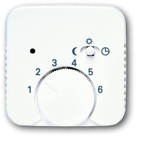 Busch-Jaeger Abdeckung Temperaturregler Reflex SI Reinweiß (RAL 9010), Weiß 2CKA001710A3556 1St.