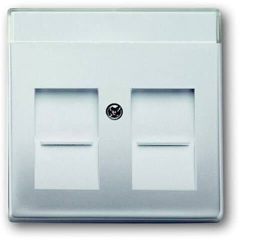 Busch-Jaeger Abdeckung Modular-Jack-Einsatz Edelstahl 2CKA001710A3767 1St.