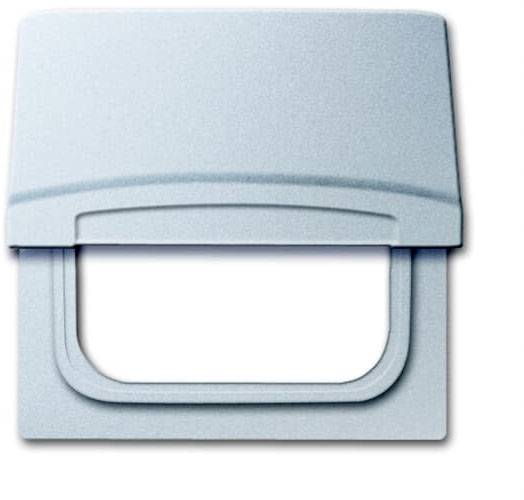 Busch-Jaeger Abdeckung Allwetter 44 (IP44) Weißaluminium (RAL 9006), Aluminium 2CKA001710A3785 1St.