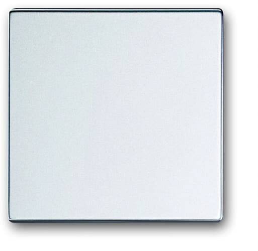 Busch-Jaeger Abdeckung Ausschalter, Wechselschalter, Kreuzschalter, Taster Weißaluminium (RAL 9006), Aluminium 2CKA001751A2943 1 St.