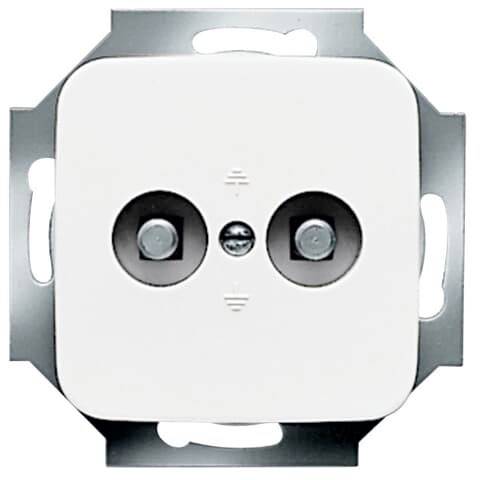 Busch-Jaeger 2fach Abdeckung Weiß, Reinweiß (RAL 9010) 2CKA002495A0059 1St.