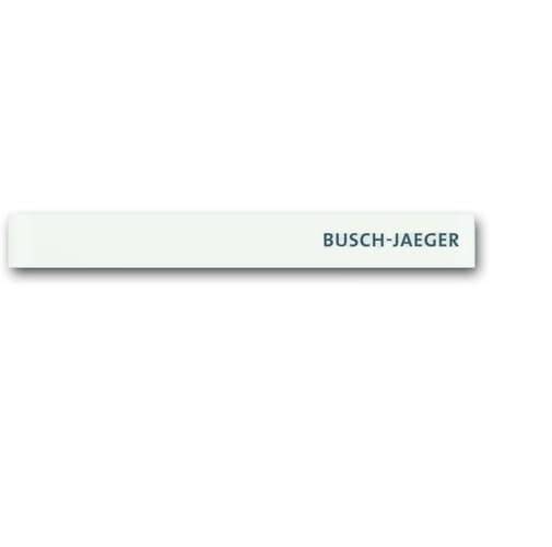 Lichtschalterleiste mit dem Aufdruck 'Busch-Jaeger'.