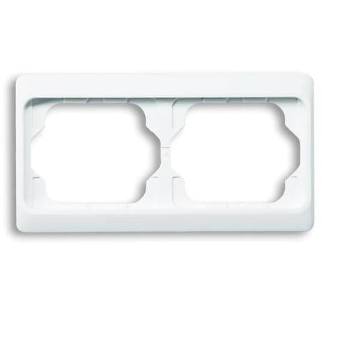 Busch-Jaeger 2fach Rahmen Rahmen Verkehrsweiß, Weiß 2CKA001754A2999 1St.