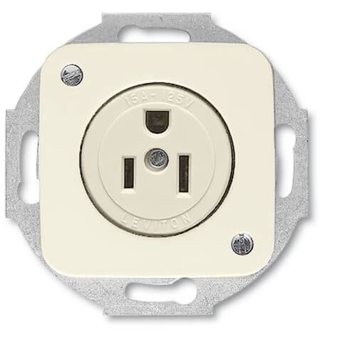 Busch-Jaeger Abdeckung Steckdose, Abdeckung Duro 2000 SI Perlweiß, Creme-Weiß 2CKA002122A0026 1St.