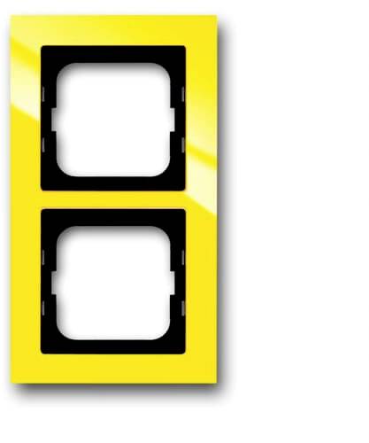 Busch-Jaeger 2fach Rahmen Rahmen Zinkgelb, Gelb 2CKA001754A4335 1St.